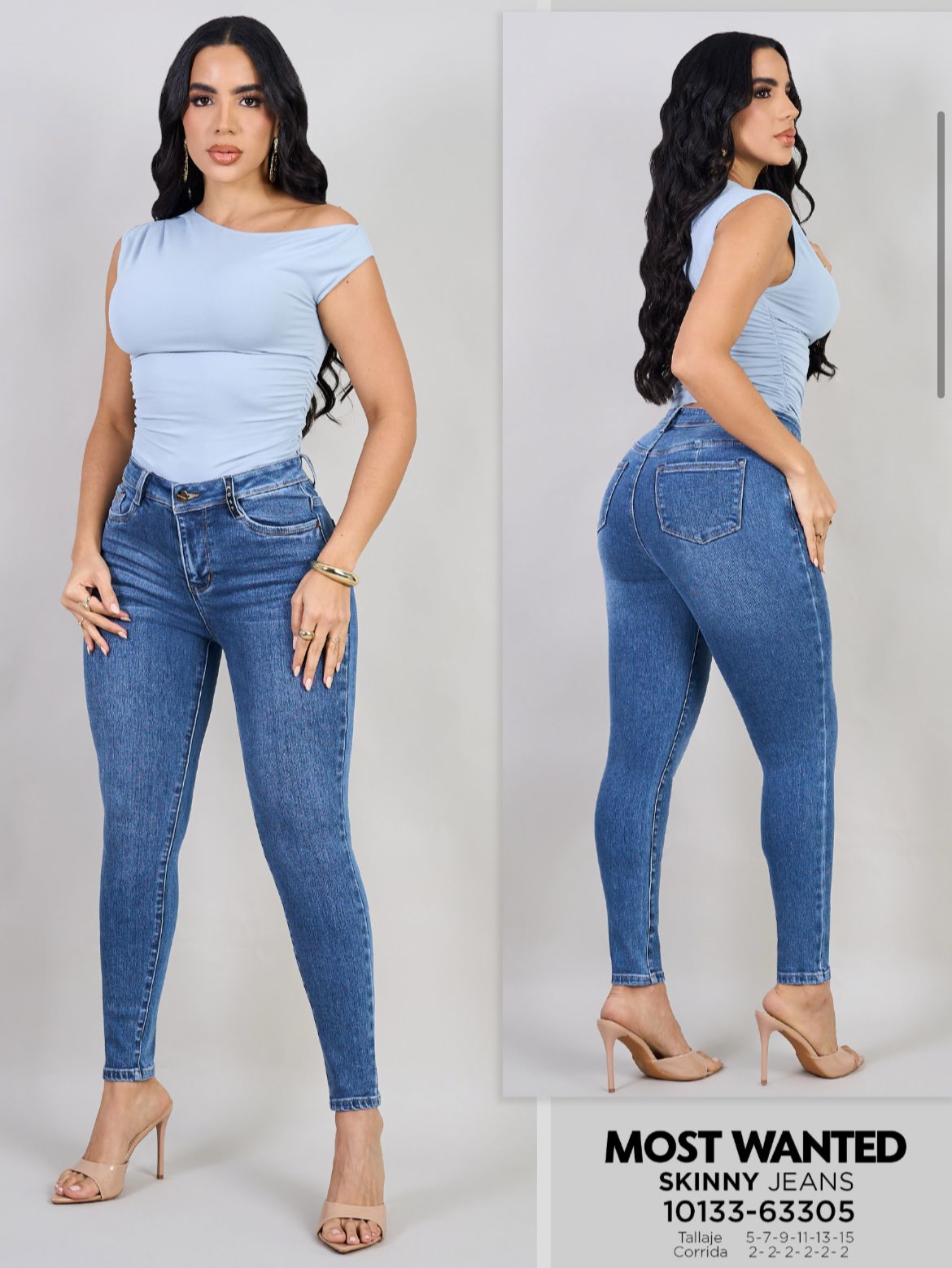 Jean Skinny Tiro Alto MOST WANTED – Ref. 10133-63305