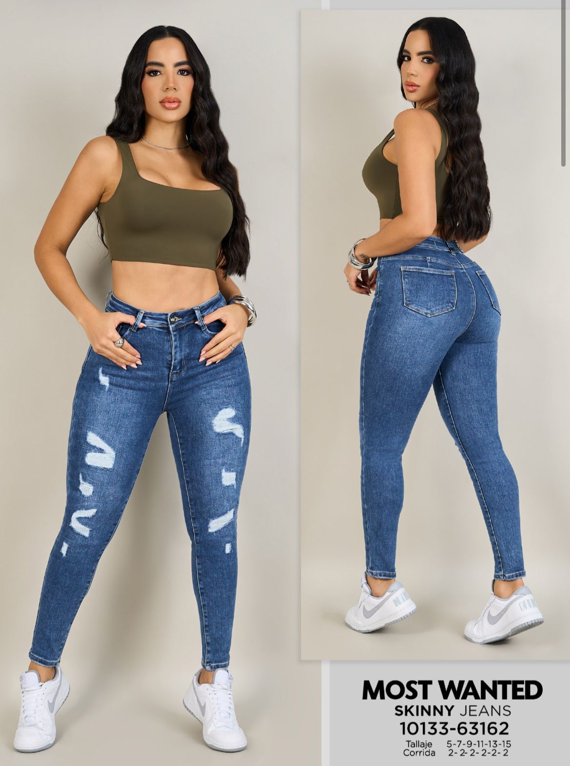 Jean Skinny Tiro Alto MOST WANTED – Ref. 10133-63162