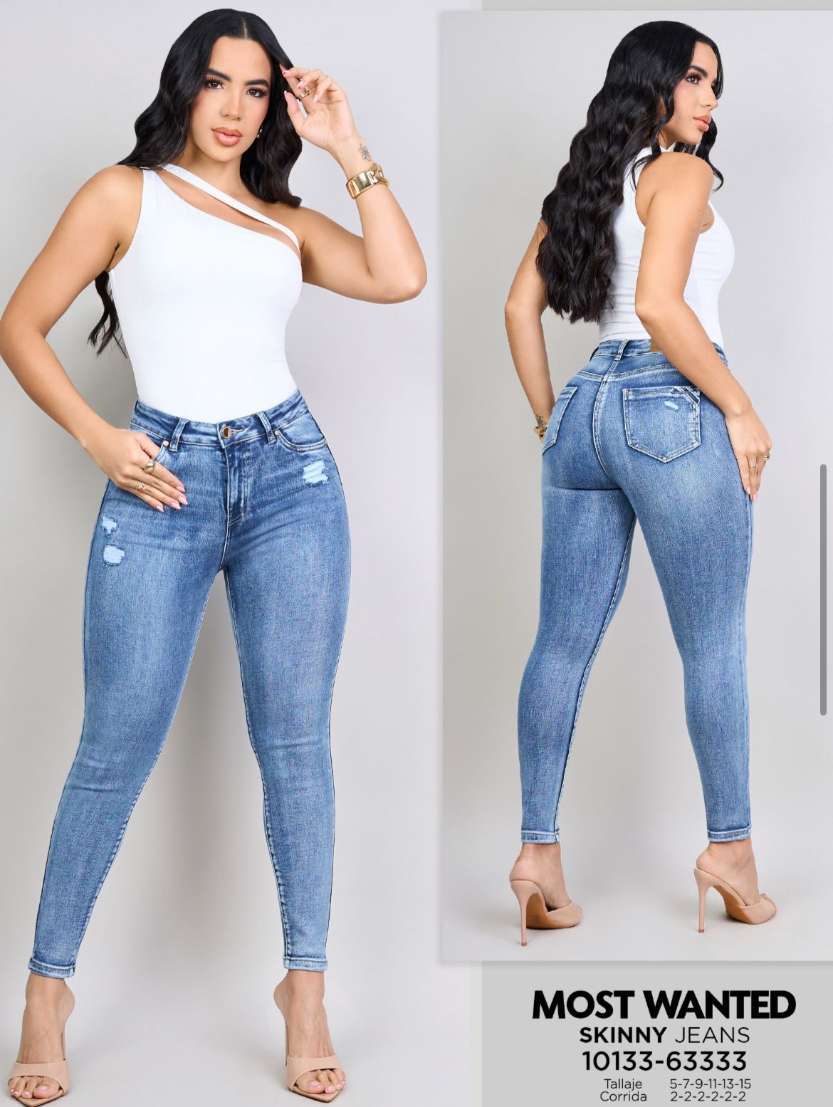 Jean Skinny Tiro Alto MOST WANTED – Ref. 10133-63333