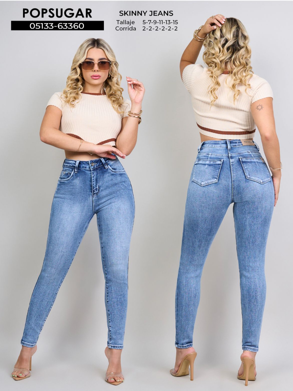 Jean Skinny Tiro Alto POPSUGAR – Ref. 05133-63360