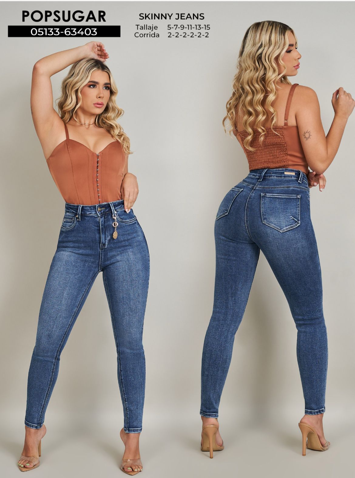 Jean Skinny Tiro Alto POPSUGAR – Ref. 05133-63403